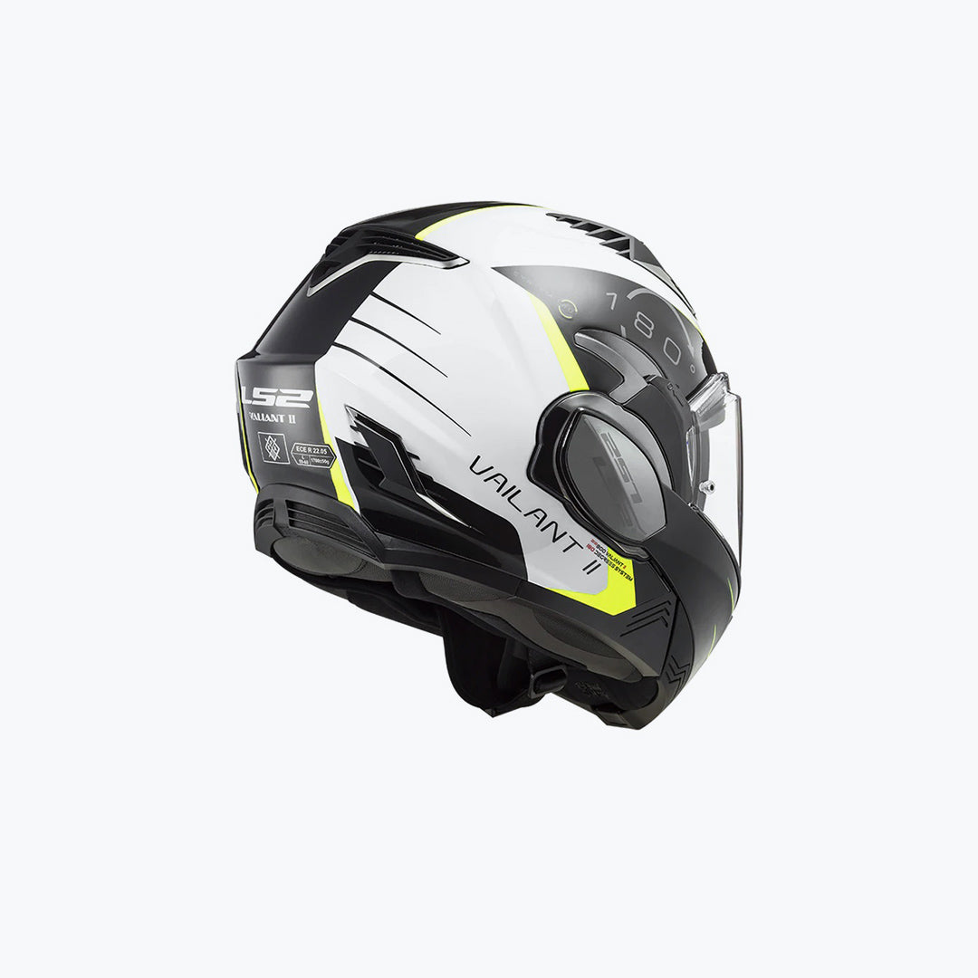 LS2 FF900 Valiant II Codex White Black