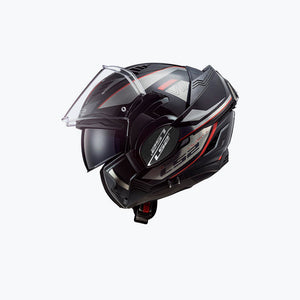 LS2 FF900 Valiant II Hub Black Chrome