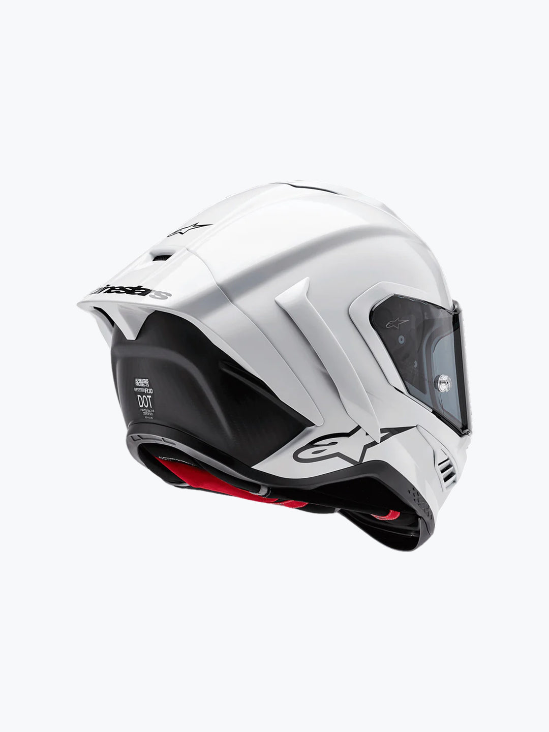 Alpinestars Supertech R10 Solid Gloss White Mat Black