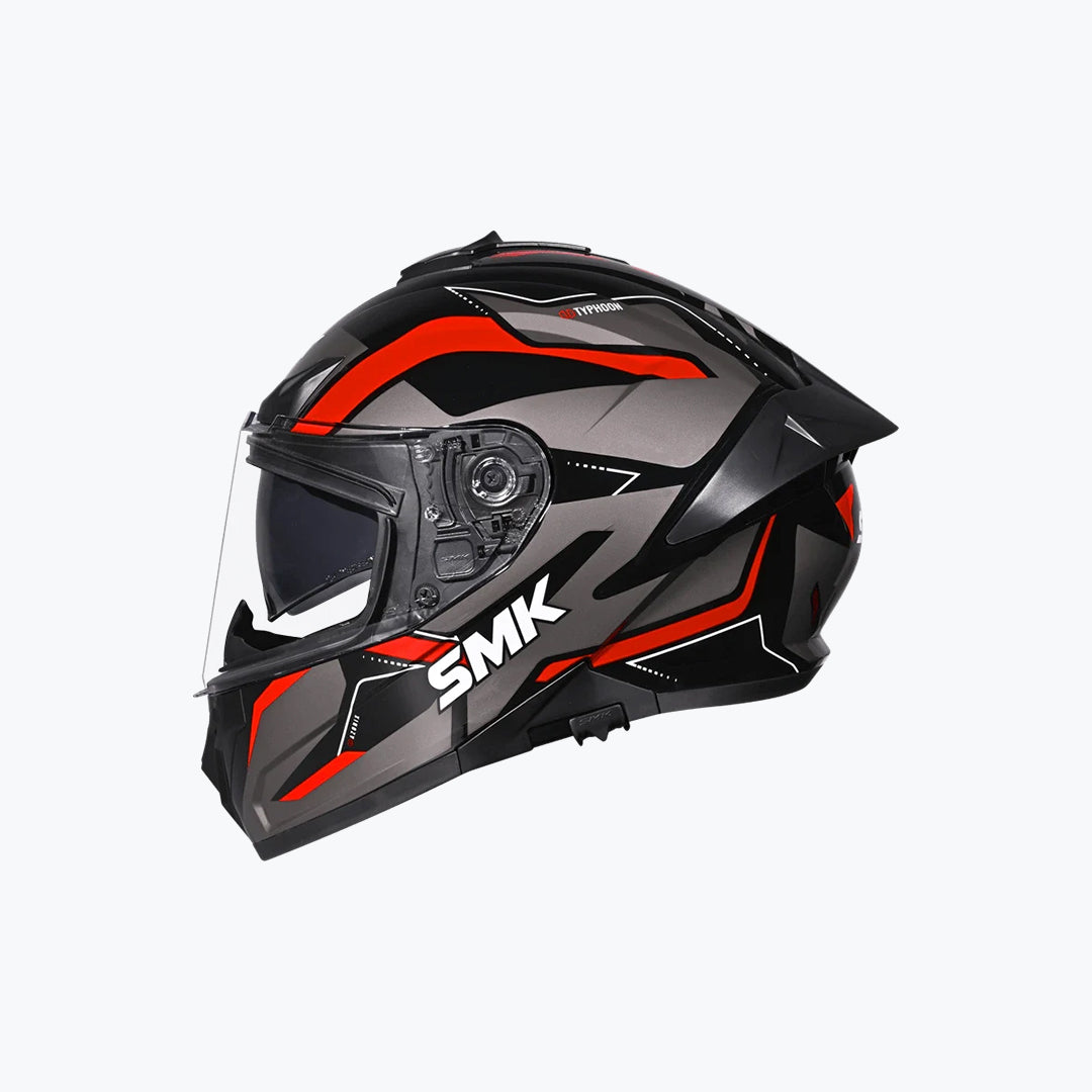 SMK TYPHOON AZONIX GL263 BLK GRY RED