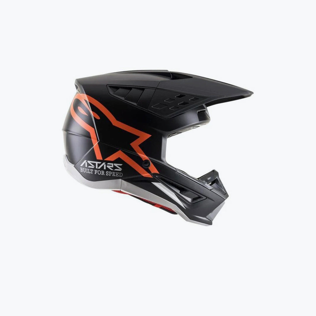 ALPINESTARS SM5 COMPASS MOTOCROSS MAT BLACK FLU ORANGE M