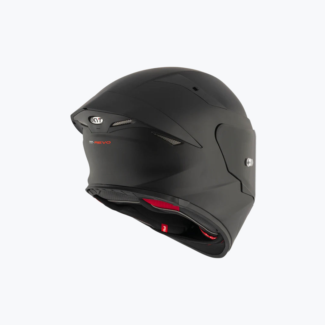 KYT TT REVO PLAIN MATT BLACK