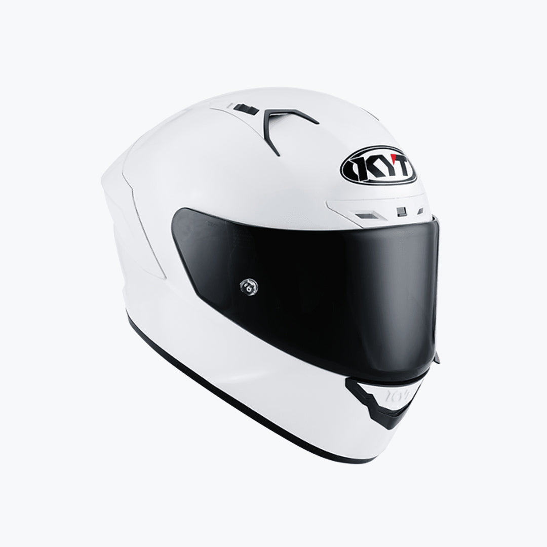 KYT NZ RACE PLAIN White S