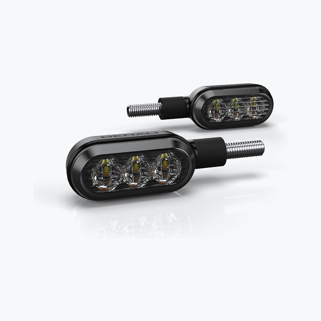 DENALI T3 SWITCHBACK REAR INDICATOR/ BRAKE LED PODS M8 MOUNT