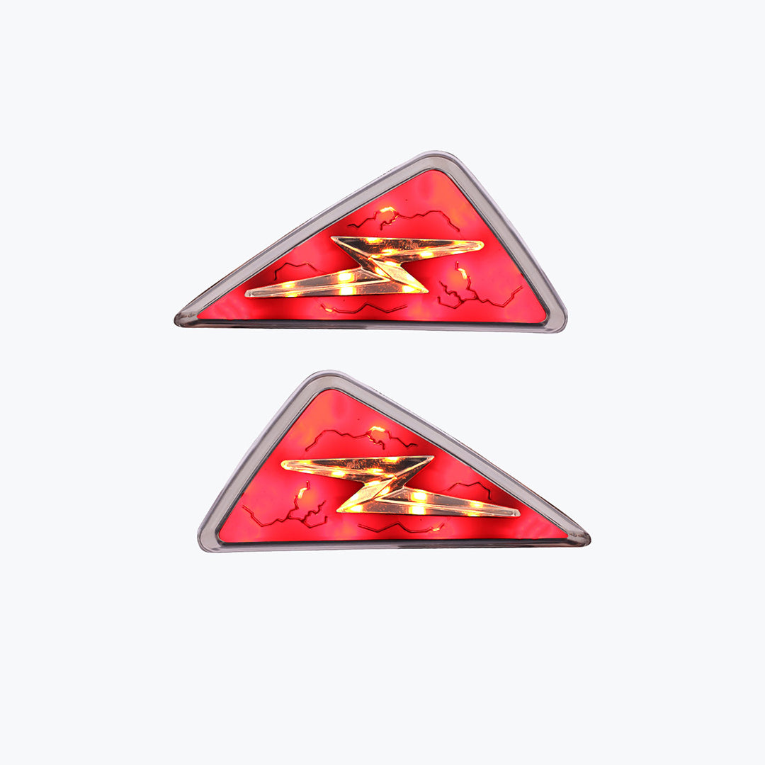 HJG D-298 THUNDER FLUSHMOUNT RUNNING INDICATOR YLW RED