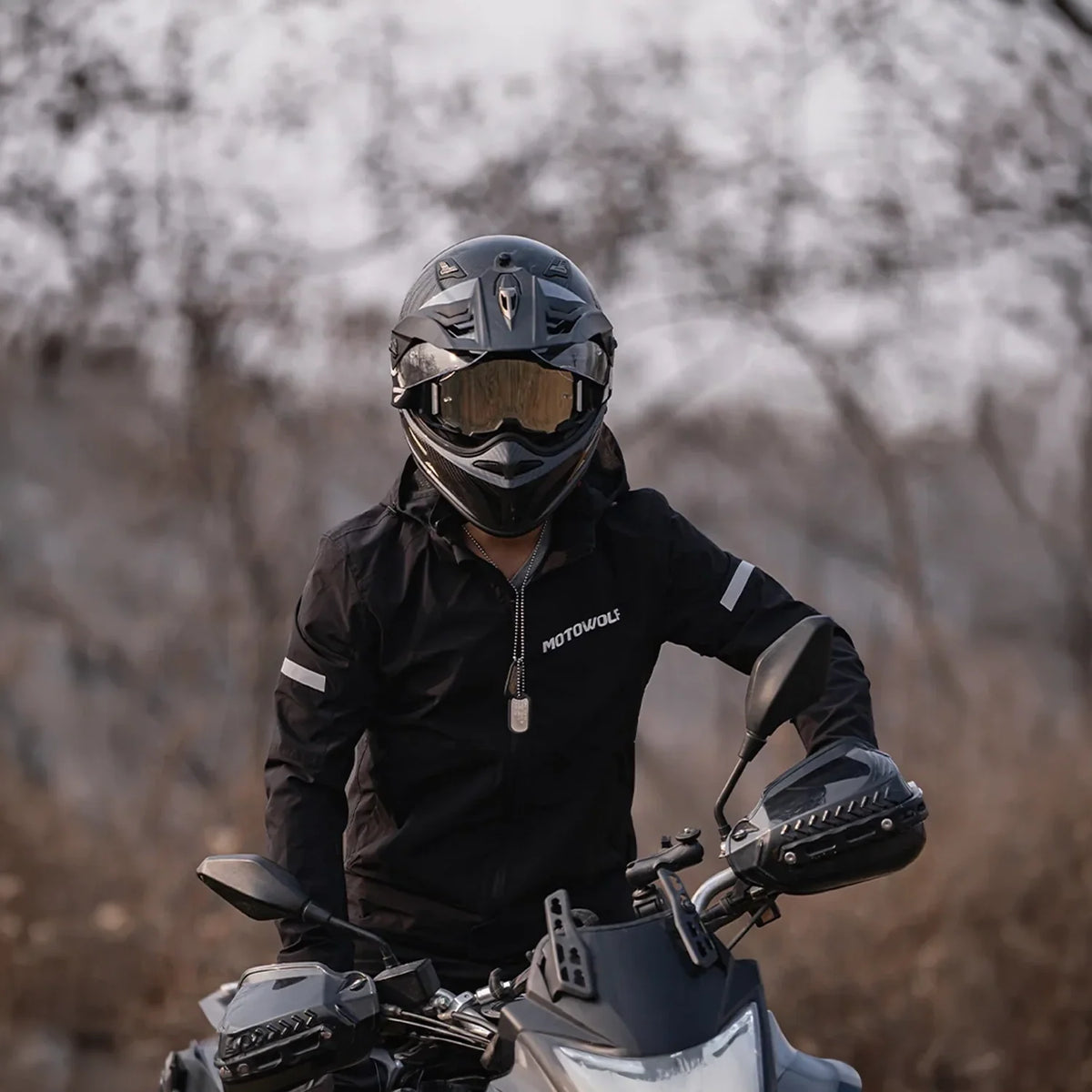 MOTOWOLF MDL0520 Waterproof Riding Jacket Black