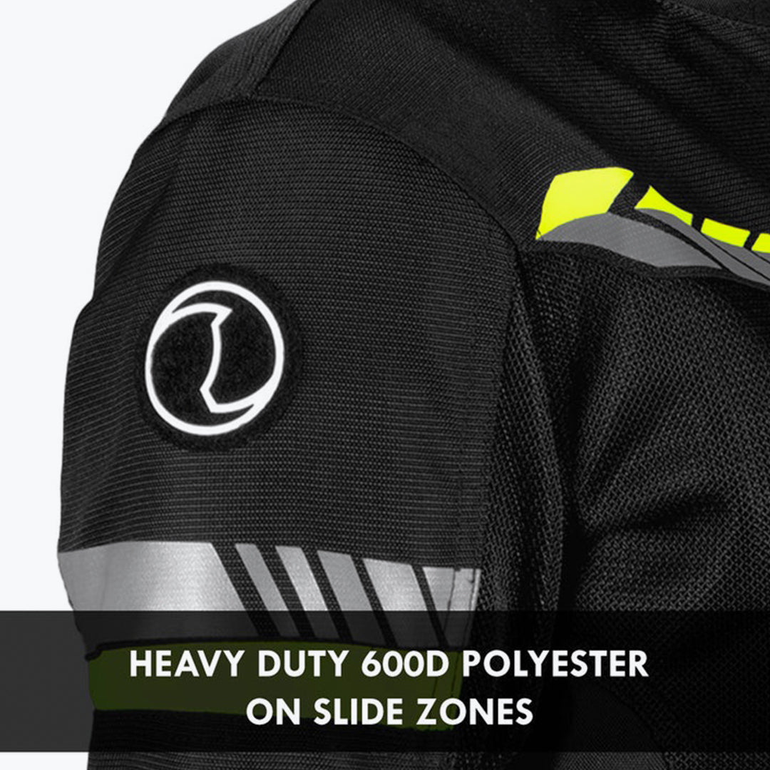 RYNOX AIR GT 4 Women Jacket Black Fluoro Green