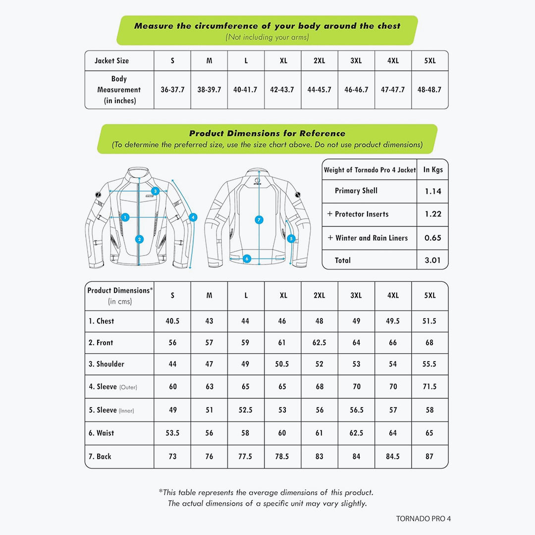 RYNOX Tornado Pro 4 Jacket CE A All Black