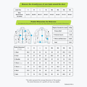 RYNOX Tornado Pro 4 Jacket CE A All Black