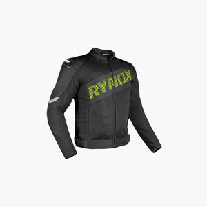 RYNOX Delta GT Jacket Black HI-VIZ Green