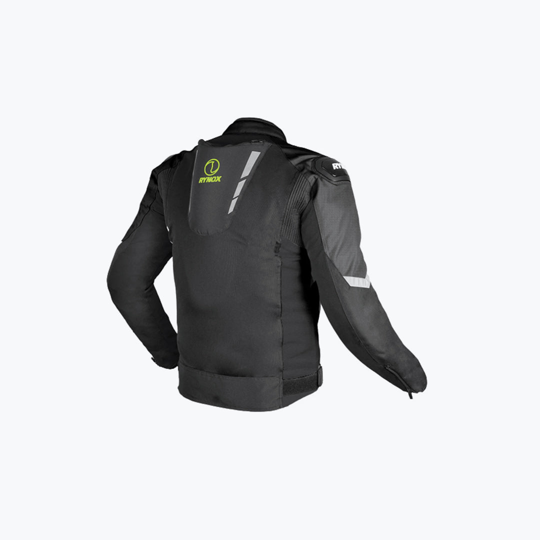 RYNOX Delta GT Jacket Black HI-VIZ Green