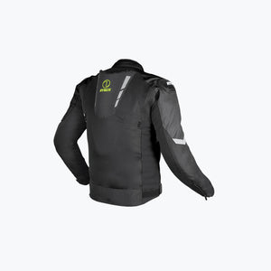 RYNOX Delta GT Jacket Black HI-VIZ Green