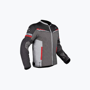 RYNOX Air GT 4 Jacket Dark Grey Red