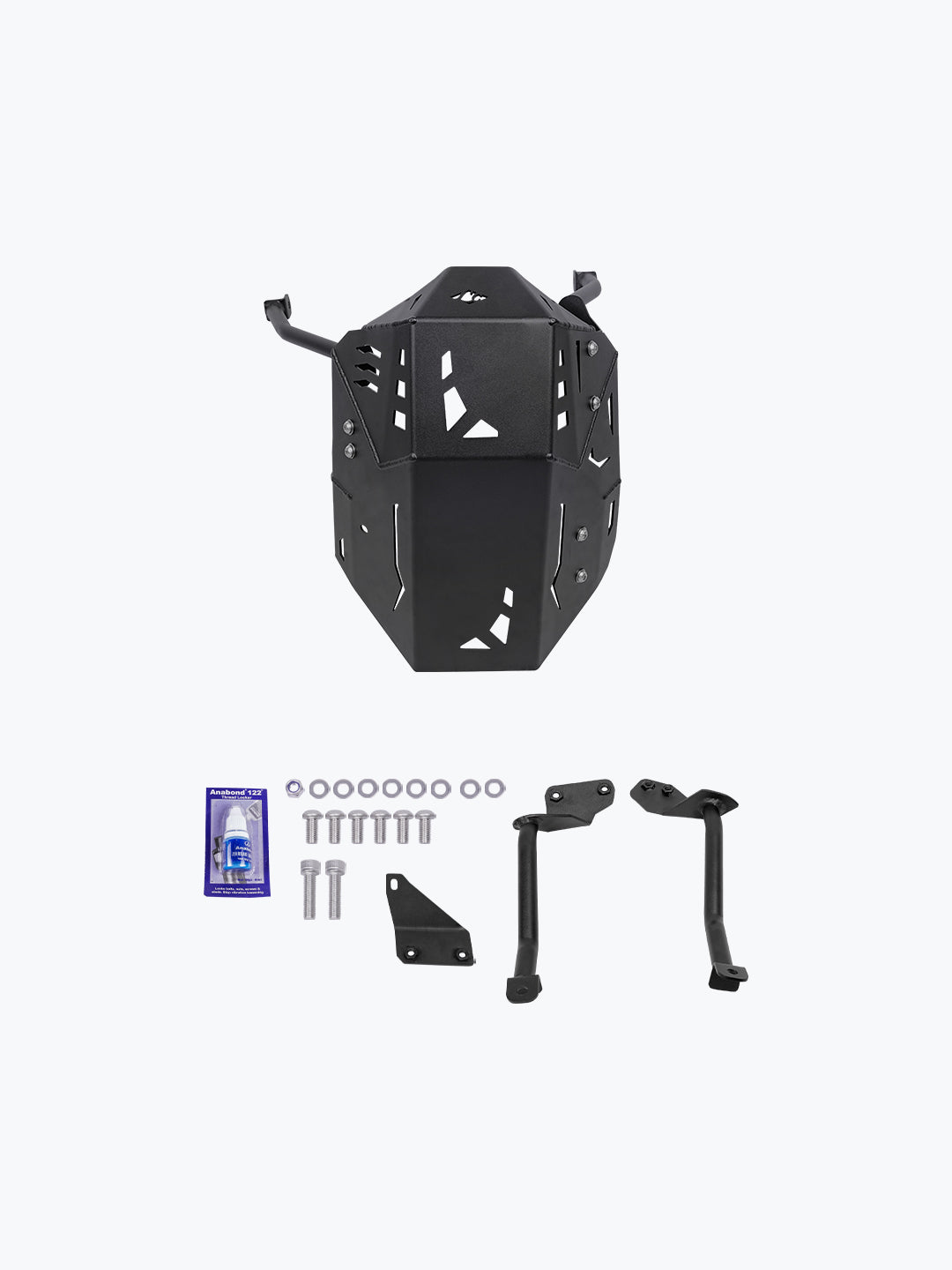 Legundary Kawasaki Versys 650 Vambrace Bash Plate Black