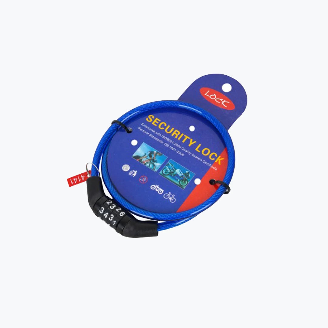 CABLE NUMBER LOCK BLUE