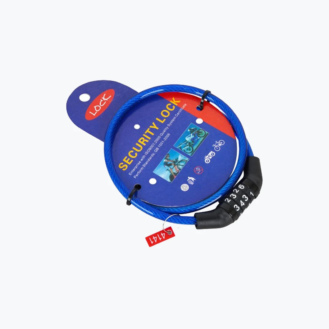 CABLE NUMBER LOCK BLUE