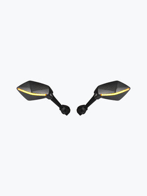 CBR 2 Side Line Indicator Mirror Carbon