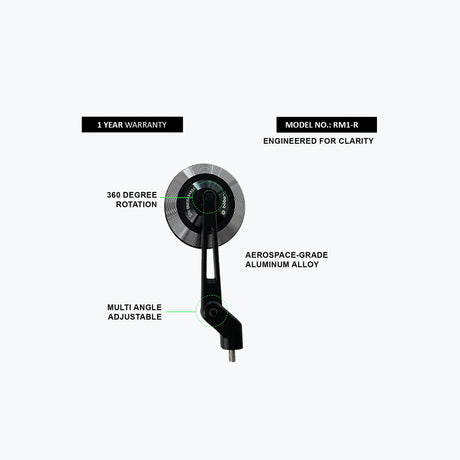 BOBO PREMIUM  RM1 R REARVIEW MIRROR