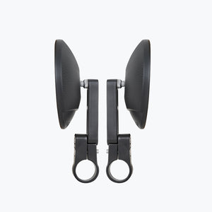 BIG ROUND MIRROR BLACK SH-204