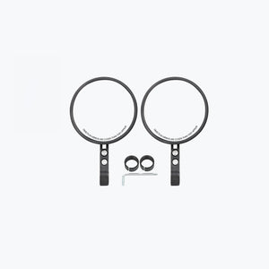 BIG ROUND MIRROR BLACK SH-204