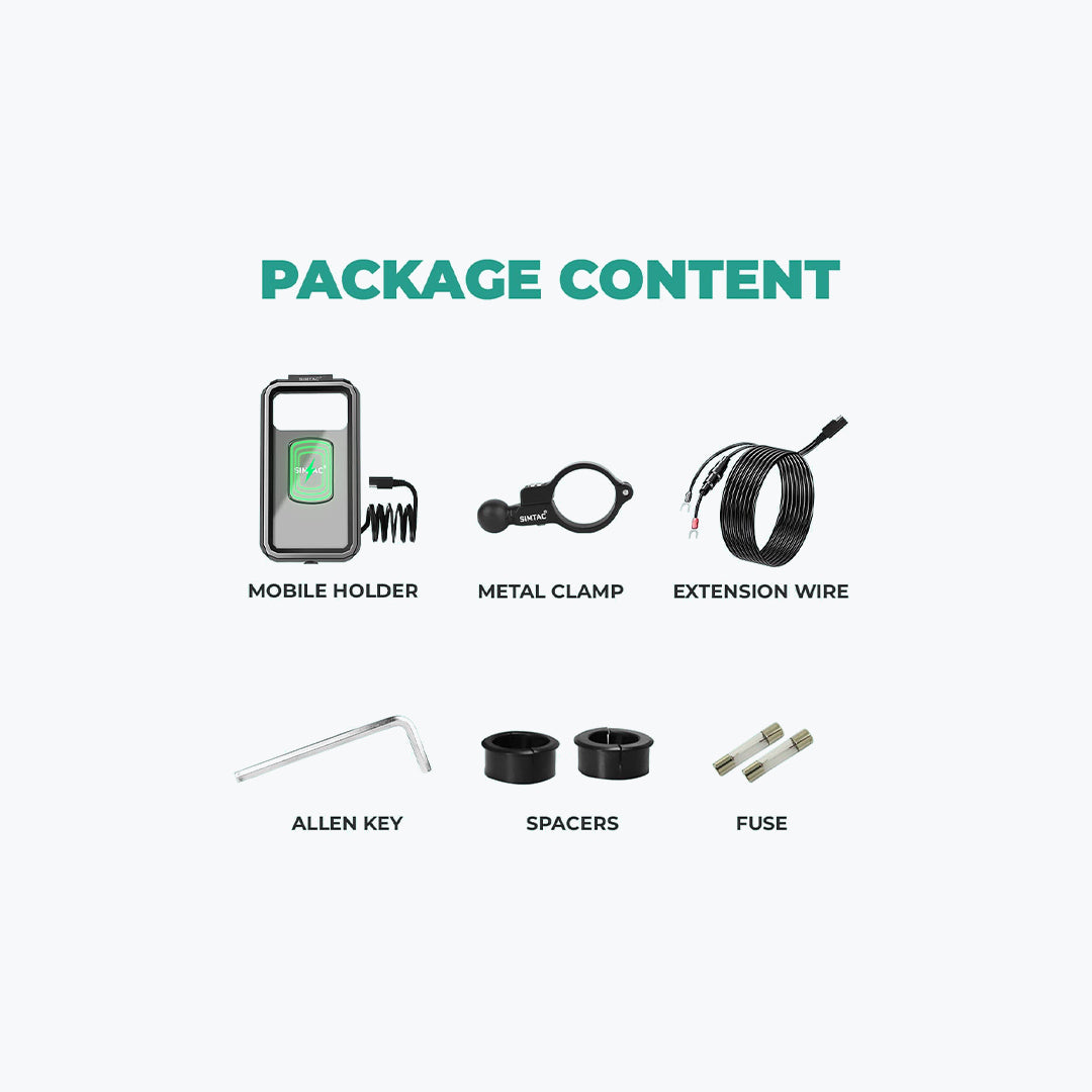 SIMTAC MOBILE HOLDER WIRELESS SPLASH GUARD X MHWP-WC-PRO