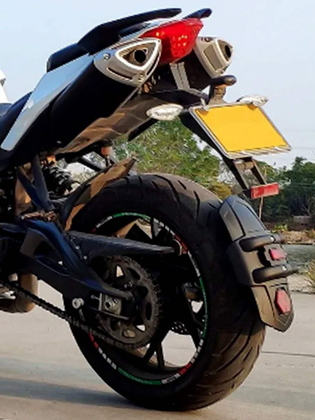 Universal Reflector Mudguard Black 2.0 Economy