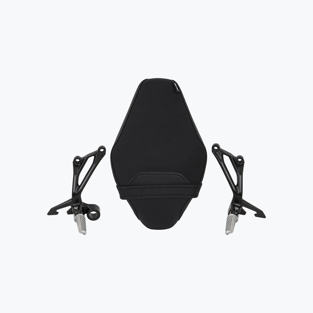 WOLFLINE Z900 SPORTSLINER SEAT BLACK WITH FOOTREST