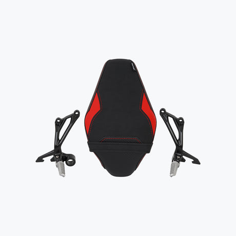 WOLFLINE Z900 SPORTSLINER SEAT RED WITH FOOTREST