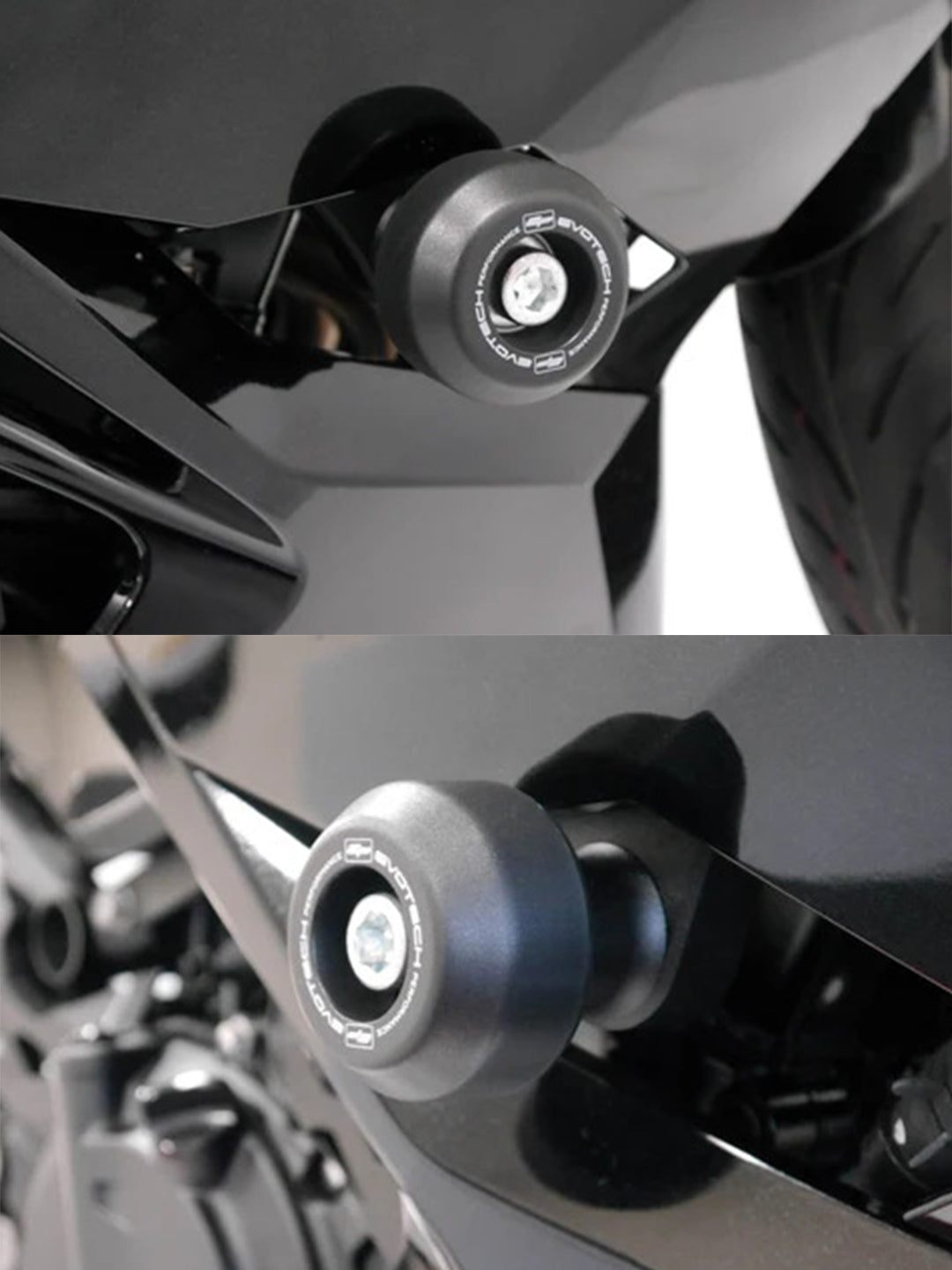 Kawasaki Ninja 400/Z400 Frame Slider Version 1 Black