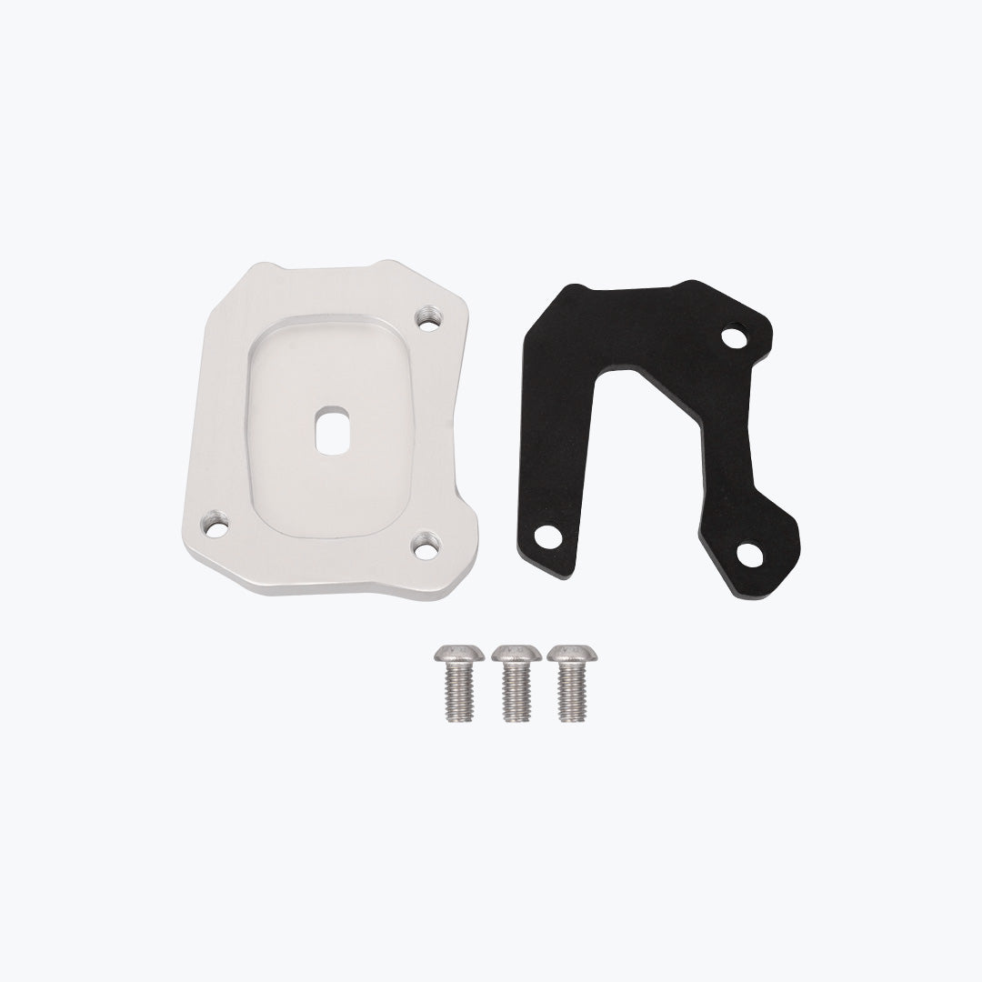 Legundary Honda NX 500 Fortis Side Stand Base Silver