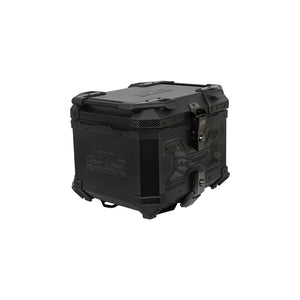 JB RACING Top Case 45L ROBO X CARBON BLACK PREMIUM WITH BACKREST PAD