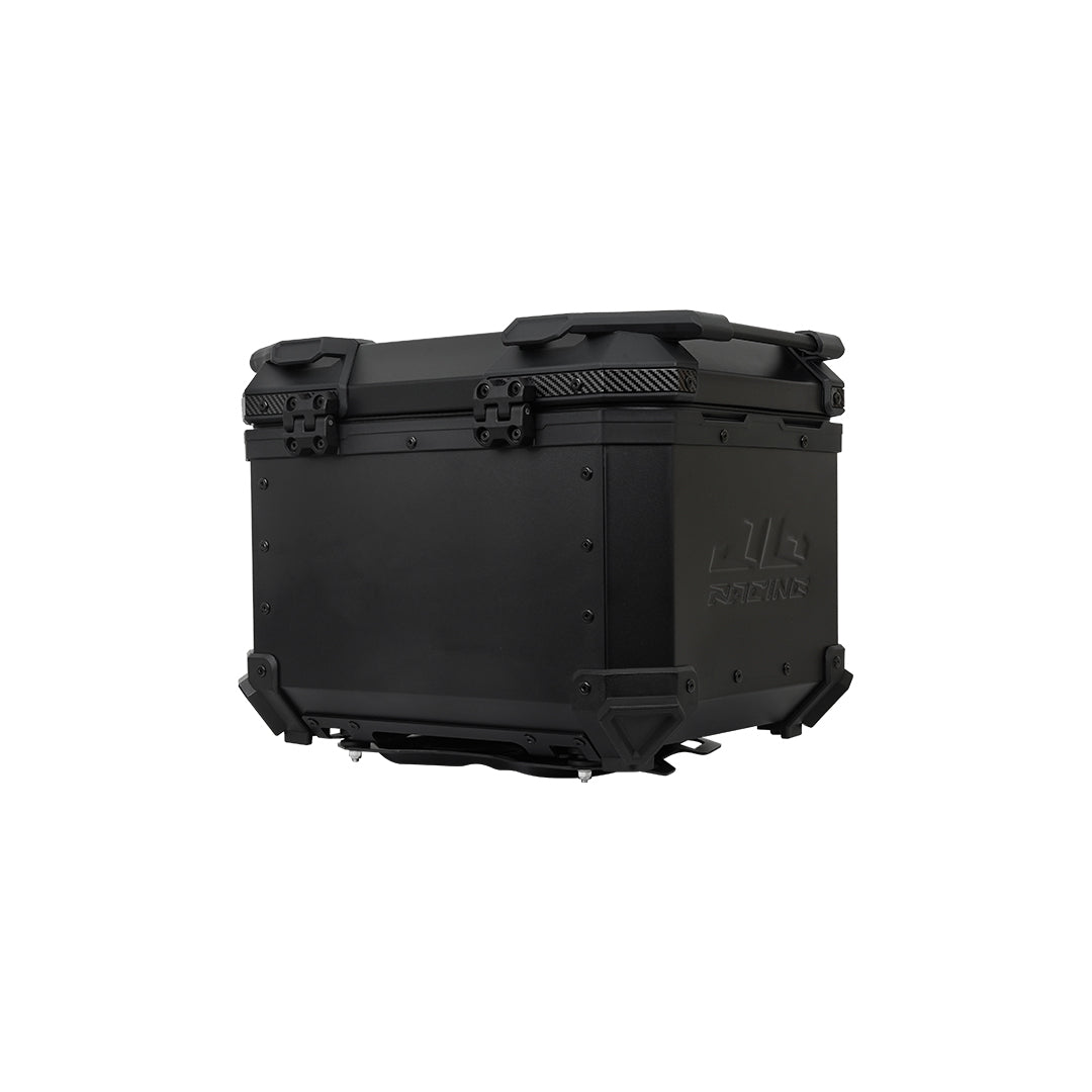 JB RACING Top Case 45L ROBO X CARBON BLACK PREMIUM WITH BACKREST PAD