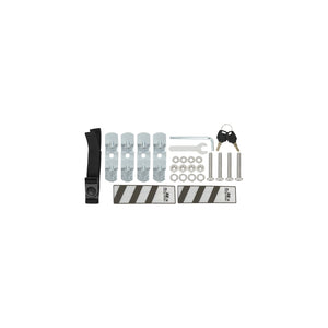 JB RACING Top Case 45L FENCE V1.0 PREMIUM BLACK WITH BACKREST PAD