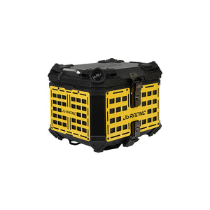 JB RACING Top Case 45L FENCE V1.0 PREMIUM BLACK WITH BACKREST PAD