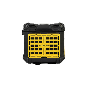 JB RACING Top Case 45L FENCE V1.0 PREMIUM BLACK WITH BACKREST PAD