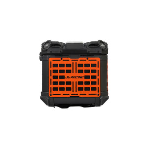 JB RACING Top Case 45L FENCE V1.0 PREMIUM BLACK WITH BACKREST PAD