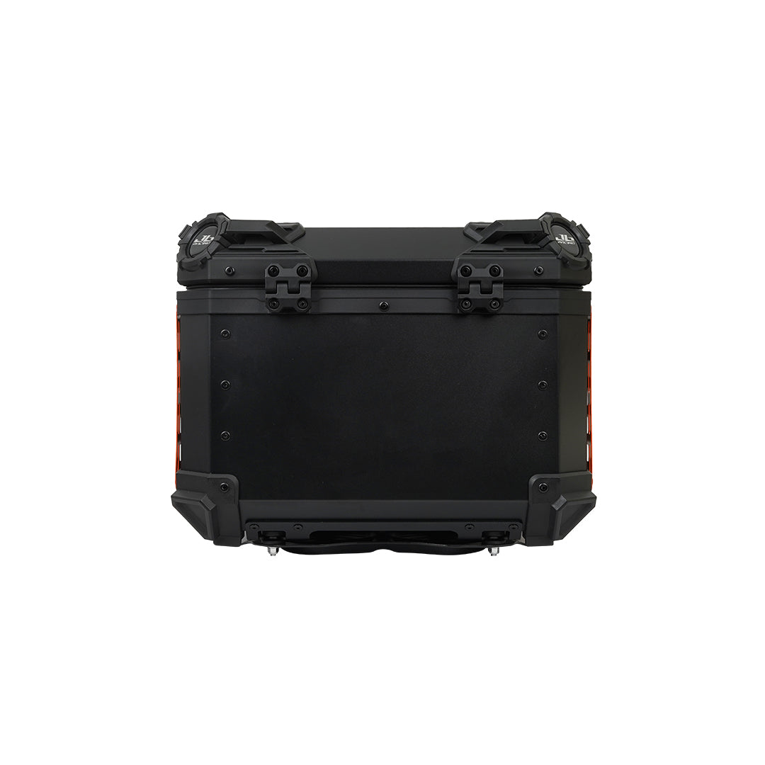 JB RACING Top Case 45L FENCE V1.0 PREMIUM BLACK WITH BACKREST PAD