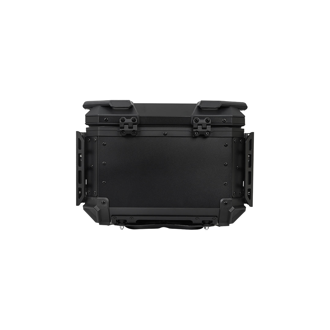 JB RACING Top Case 45L FENCE V2.0 PREMIUM BLACK WITH BACKREST PAD