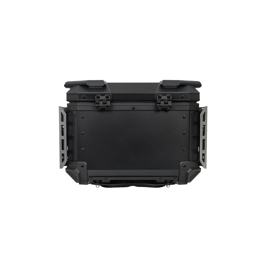 JB RACING Top Case 45L FENCE V2.0 PREMIUM BLACK WITH BACKREST PAD