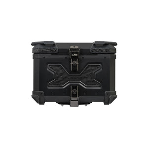 JB RACING Top Case 55L ROBO X CARBON BLACK PREMIUM WITH BACKREST PAD