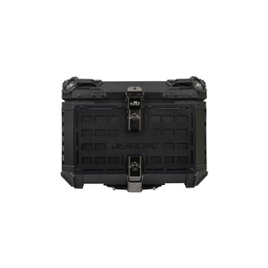 JB RACING Top Case 55L FENCE V1.0 PREMIUM BLACK WITH BACKREST PAD