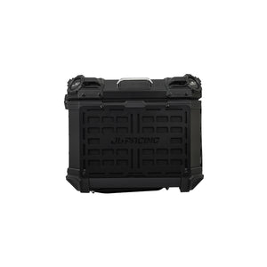 JB RACING Top Case 55L FENCE V1.0 PREMIUM BLACK WITH BACKREST PAD