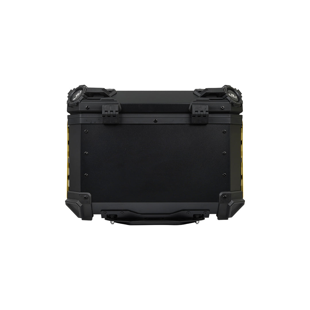 JB RACING Top Case 55L FENCE V1.0 PREMIUM BLACK WITH BACKREST PAD