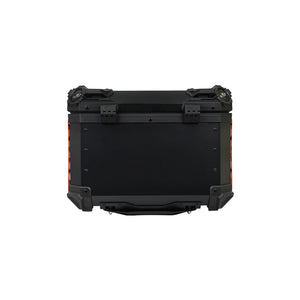 JB RACING Top Case 55L FENCE V1.0 PREMIUM BLACK WITH BACKREST PAD
