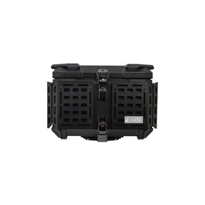 JB RACING Top Case 55L FENCE V2.0 PREMIUM BLACK WITH BACKREST PAD