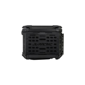 JB RACING Top Case 55L FENCE V2.0 PREMIUM BLACK WITH BACKREST PAD