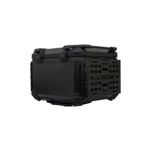 JB RACING Top Case 55L FENCE V2.0 PREMIUM BLACK WITH BACKREST PAD