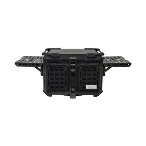JB RACING Top Case 55L FENCE V2.0 PREMIUM BLACK WITH BACKREST PAD