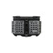 JB RACING Top Case 55L FENCE V2.0 PREMIUM BLACK WITH BACKREST PAD