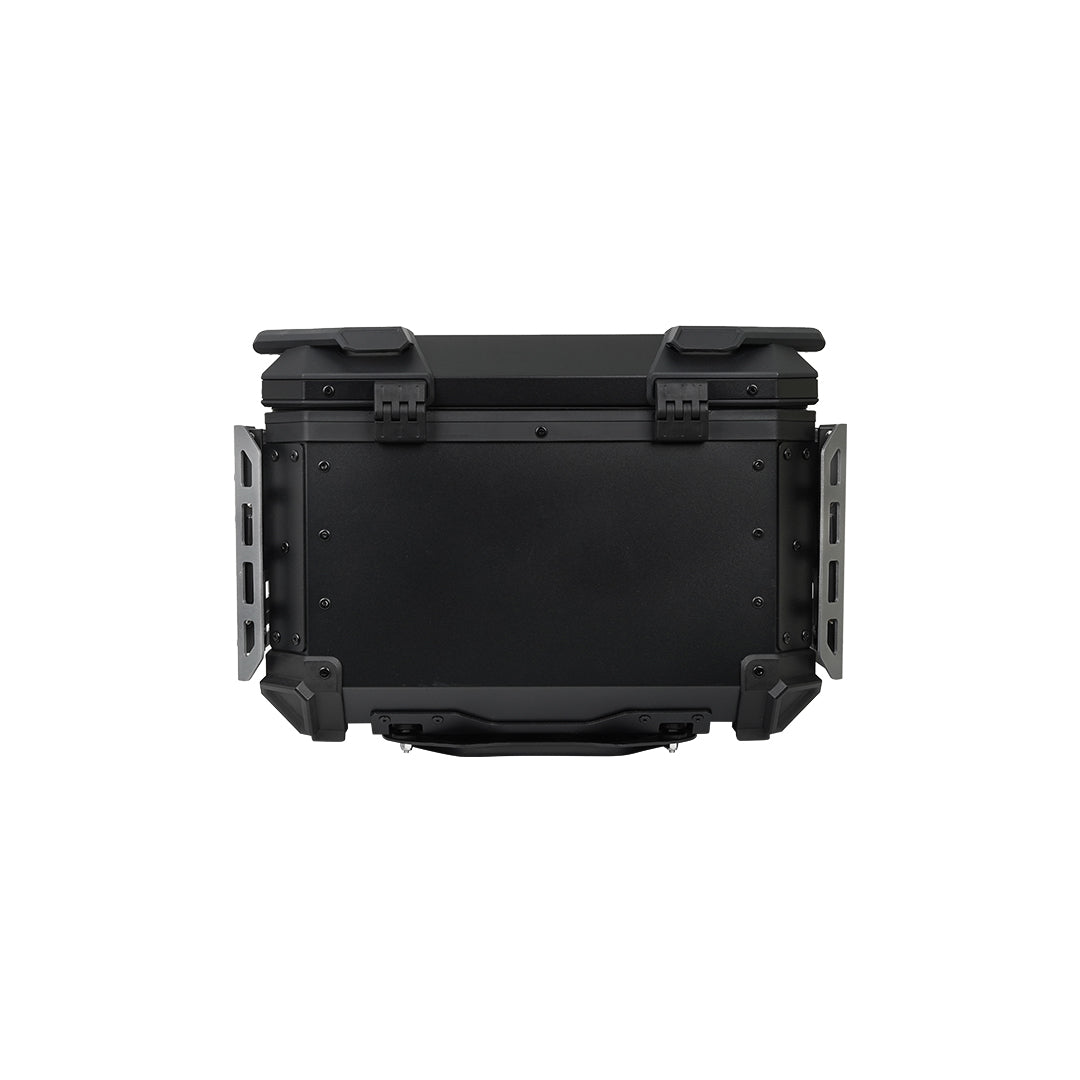 JB RACING Top Case 55L FENCE V2.0 PREMIUM BLACK WITH BACKREST PAD